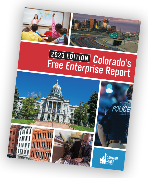 Cover of the Common Sense Institute's 2023 Free Enterprise Report
